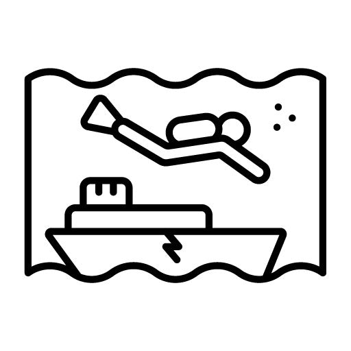 Wreck Diving Icon