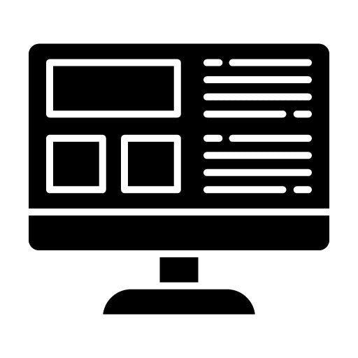Web Layout Glyph Icon