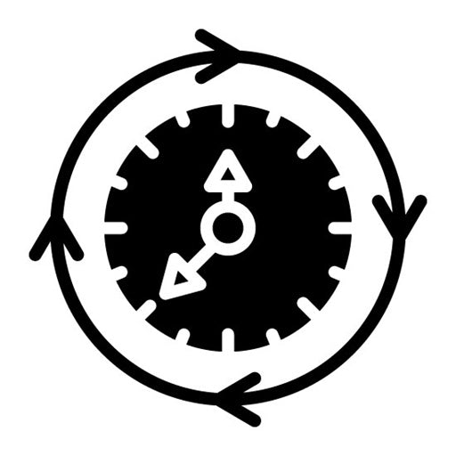 Routine Glyph Icon | Lifestyles