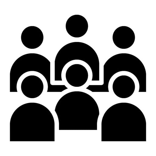 Audience Glyph Icon | Filmmaking
