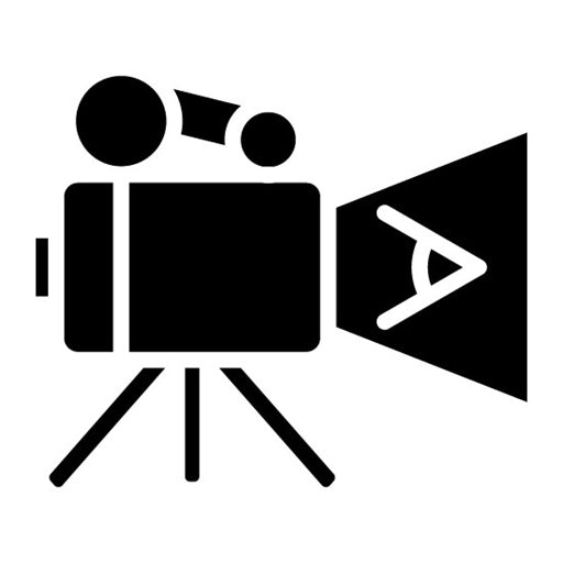 Camera Angle Glyph Icon