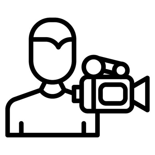 Camera Operator Male Icon