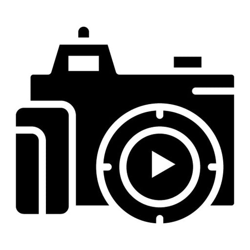Camera Shot Glyph Icon