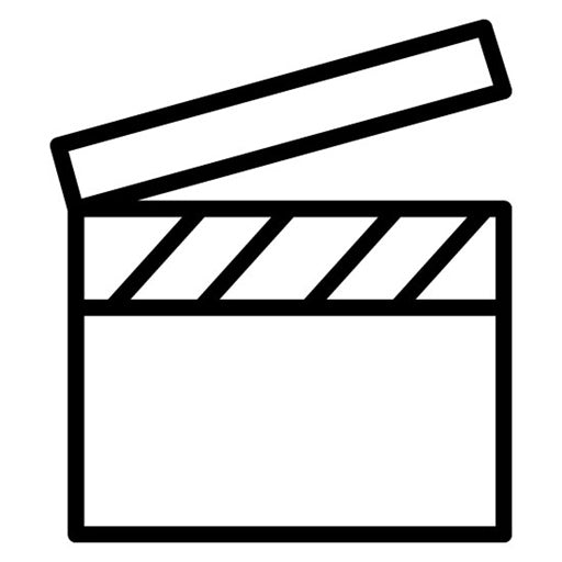 Clapperboard Icon | Filmmaking