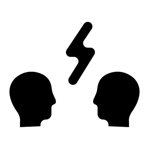 Conflict Glyph Icon