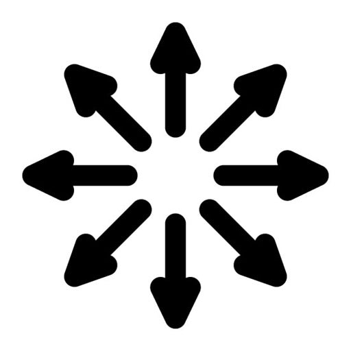 Distribution Glyph Icon