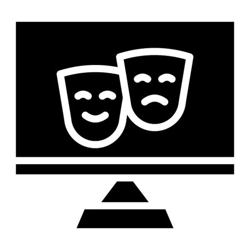 Drama Glyph Icon | Filmmaking