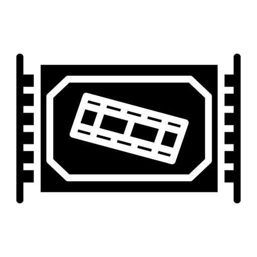 Film Photography Glyph Icon