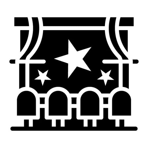 Film Premiere Glyph Icon