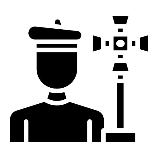 Gaffer Male Glyph Icon