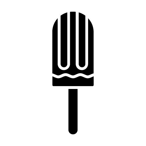 Popsicle Glyph Icon