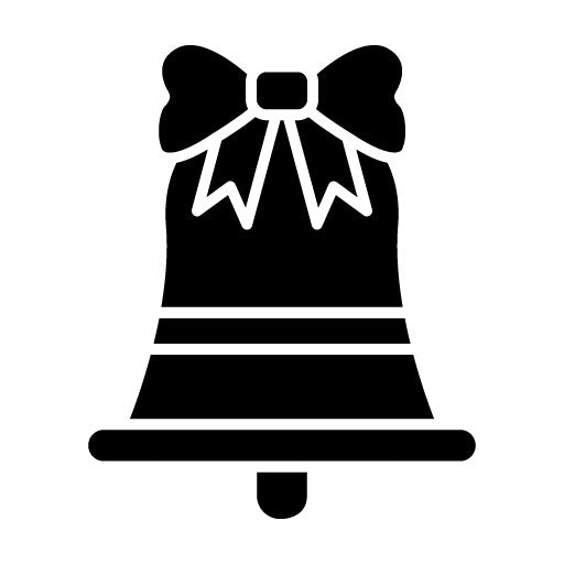 Birthday Bell Glyph Icon