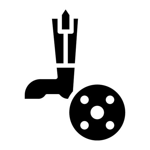 Western Film Glyph Icon