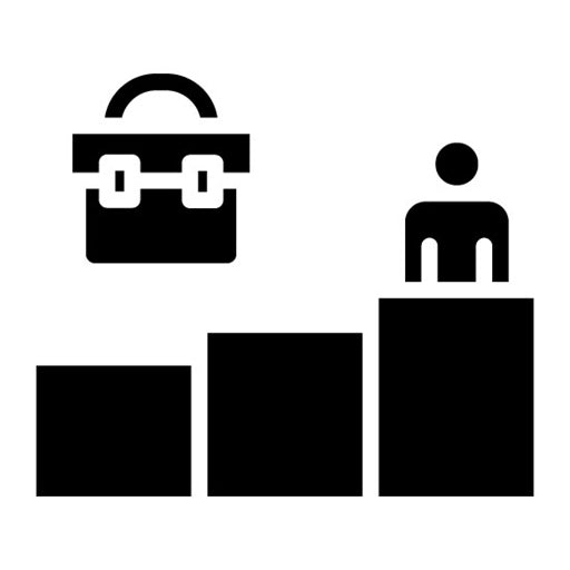 Career Glyph Icon