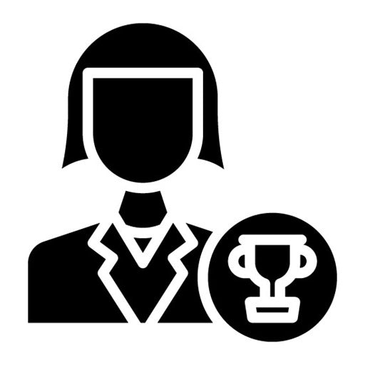 Champion Female Glyph Icon