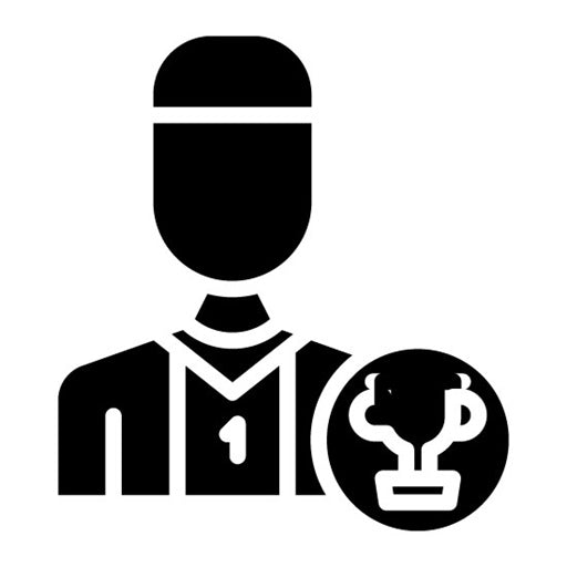 Champion Male Glyph Icon