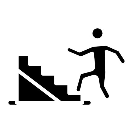 Climbing Steps Glyph Icon