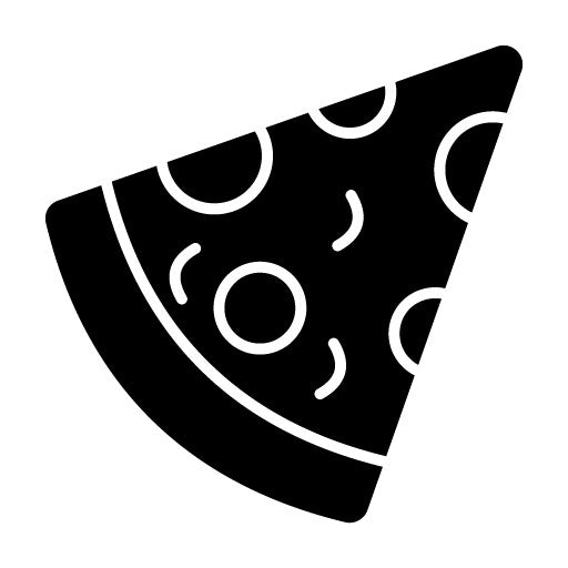 Pizza Slice Glyph Icon