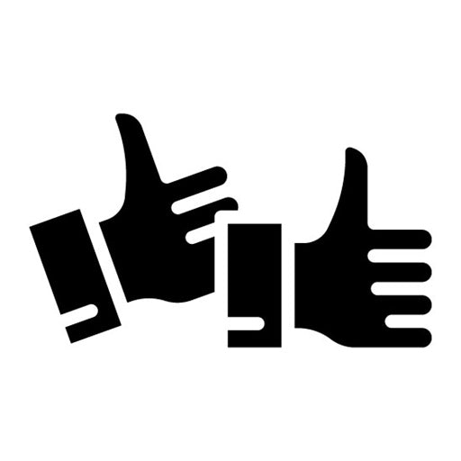 Thumbs Up Glyph Icon