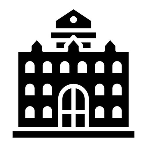 University Glyph Icon