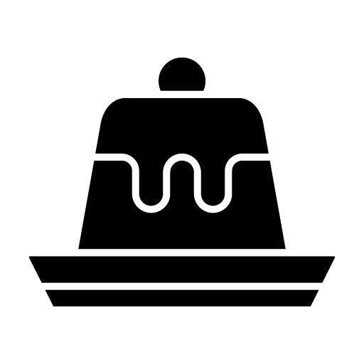 Flan Glyph Icon