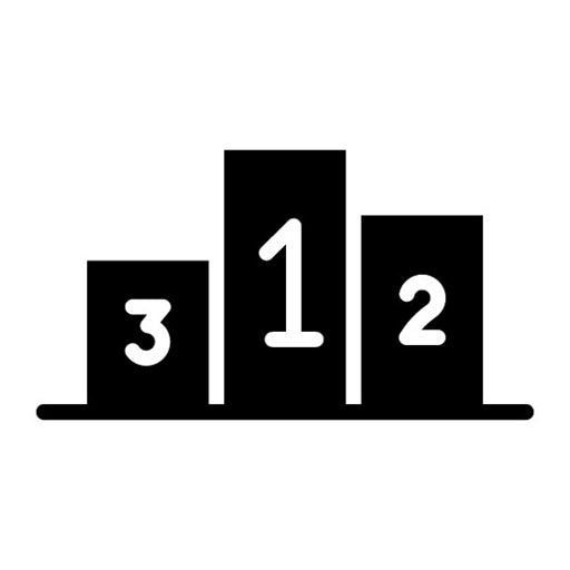 Winners Podium Glyph Icon
