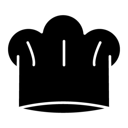 Chefs Hat Glyph Icon
