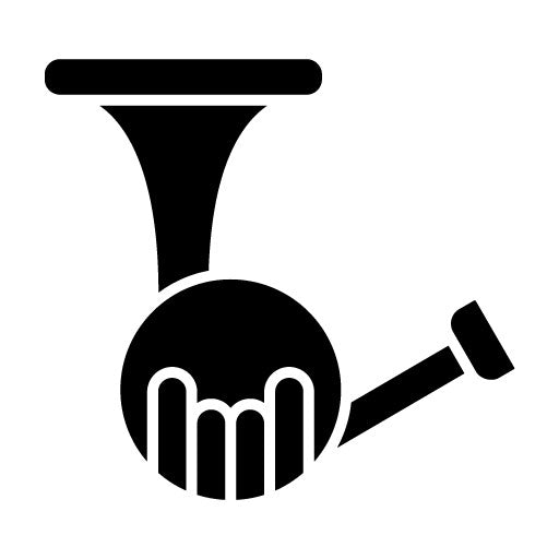 Horn Glyph Icon