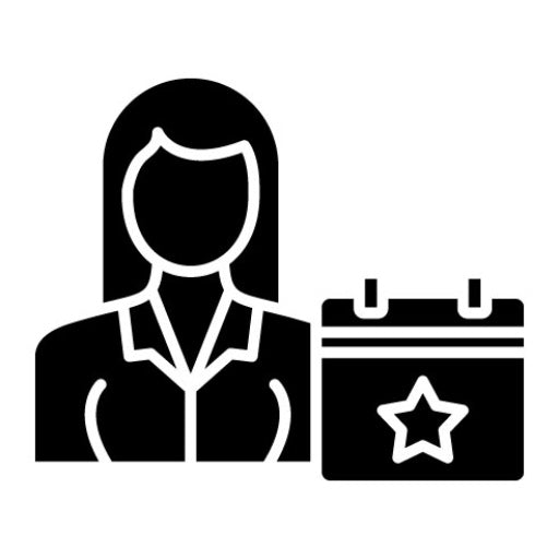 Event Planner Glyph Icon