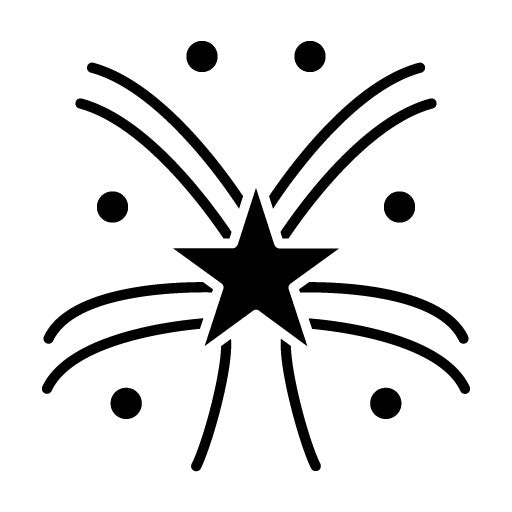 Firework Glyph Icon