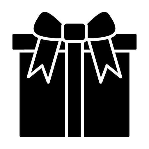 Gift Box Glyph Icon