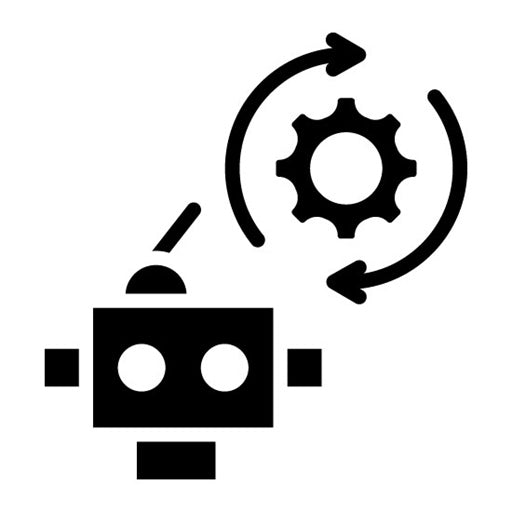 Automation Glyph Icon | Robotics