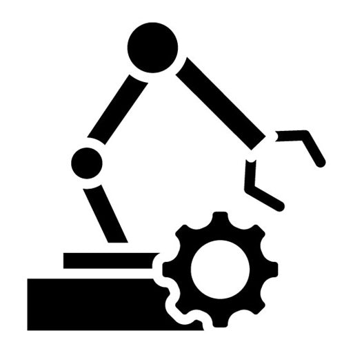 Autonomous Robot Glyph Icon