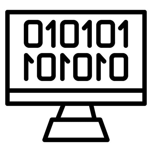 Binary Code Icon | Robotics