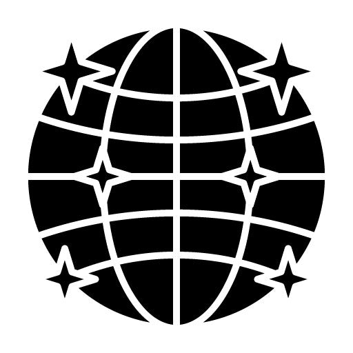 Disco Ball Glyph Icon