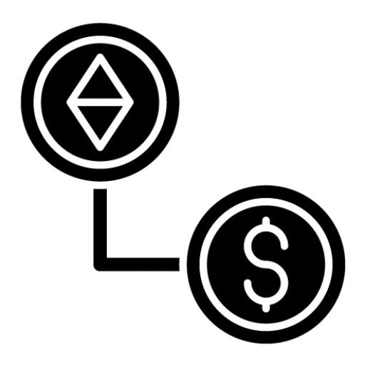 Arbitrage Glyph Icon
