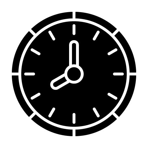 Clock Glyph Icon
