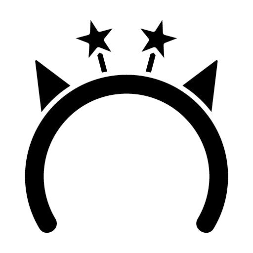 Birthday Headband Glyph Icon