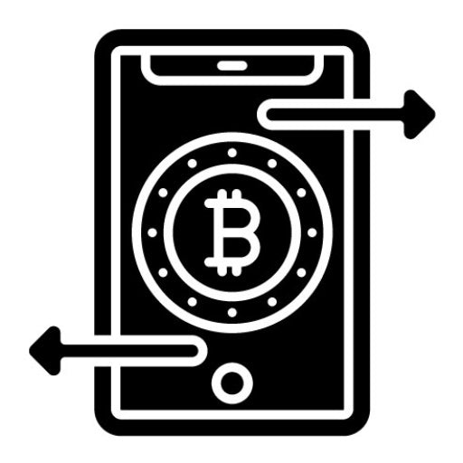Transaction Glyph Icon | Cryptocurrency