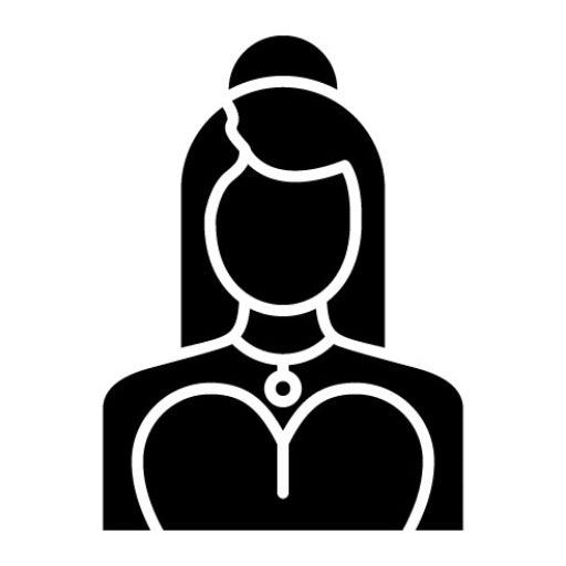 Model Female Glyph Icon