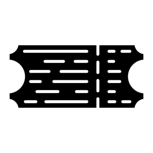 Voucher Glyph Icon | Fashion Ecommerce
