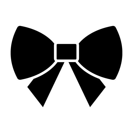 Bow Tie Glyph Icon