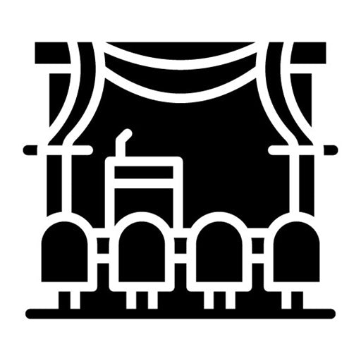 Auditorium Glyph Icon