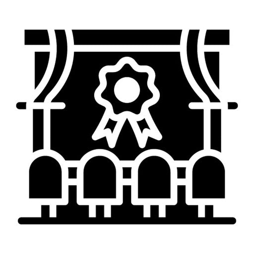Award Show Glyph Icon