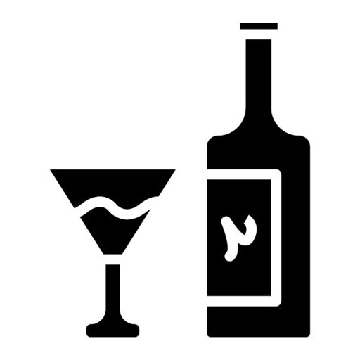 Champagne Glasses Glyph Icon | Award Events