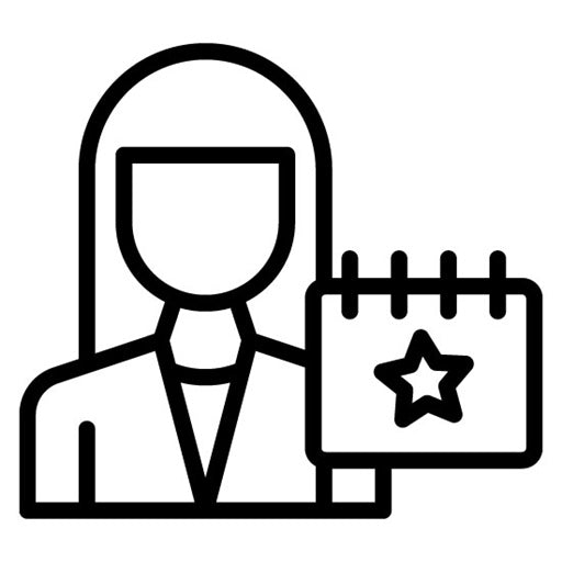 Event Planner Female Icon