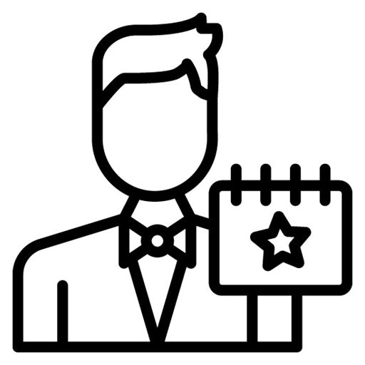 Event Planner Male Icon