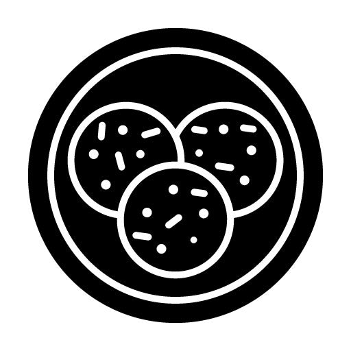 Cookies Glyph Icon