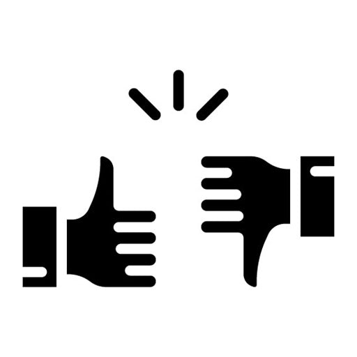 Thumbs Up Glyph Icon | Award Events