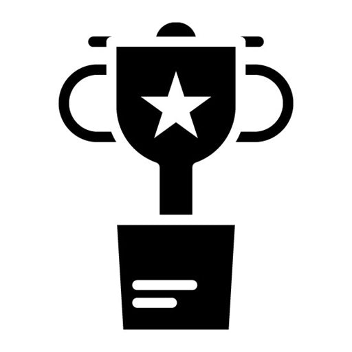 Trophy Glyph Icon | Award Events